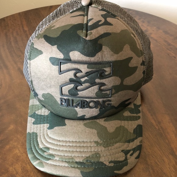 billabong camo hat